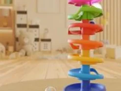 New Quercetti Kuglebane - Spiraltårn, LED