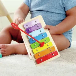 Outlet Hape Kuglebanehus med xylofon