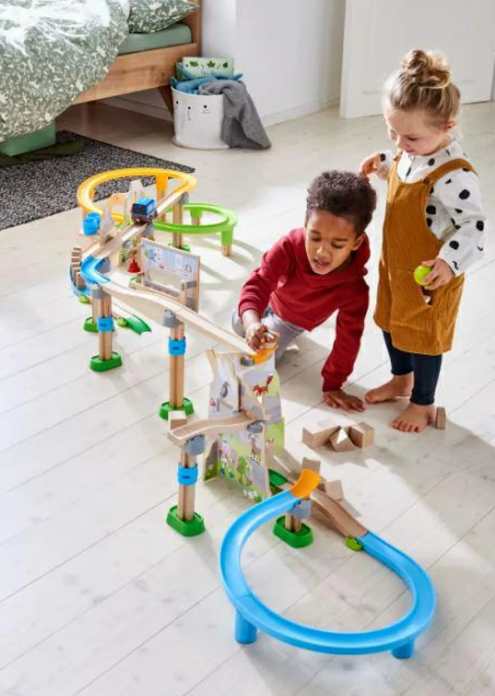 Clearance Haba Kullerbü kuglebane - Det store bjerg-eventyr