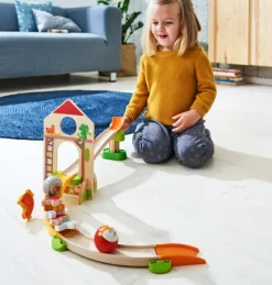 Outlet Haba Kullerbü kuglebane - Hønsegård m. dominoeffekt