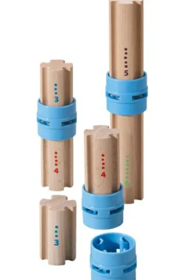 Best Haba Kullerbü tilbehør - Korte søjler, 6 stk