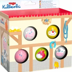 Online Haba Kullerbü tilbehør - Kugler m. bondegårdsdyr, 5 stk