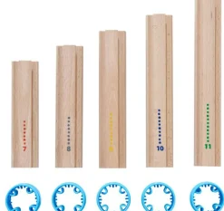 Haba Kullerbü tilbehør - Lange søjler, 5 stk