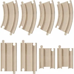 Clearance Haba Kullerbü tilbehør - Vejbanesæt, 8 dele