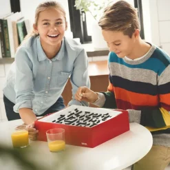 New Labyrintspil med vippeplade - Rød