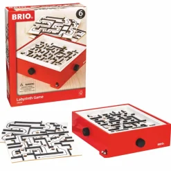 New Labyrintspil med vippeplade - Rød