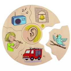 Hot Beleduc Lag puslespil - De fem sanser