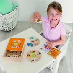 Hot Beleduc Lag puslespil - De fem sanser