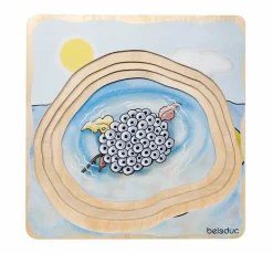 Hot Beleduc Lag puslespil - Frøens livscyklus