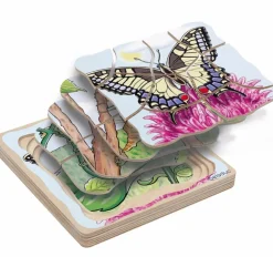 Clearance Beleduc Lag puslespil - Sommerfuglens livscyklus