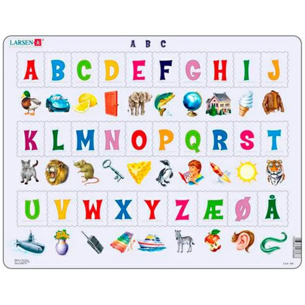 Clearance Larsen puslespil - ABC