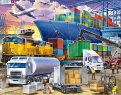 Sale Larsen puslespil - Containerhavn, 37 brikker
