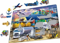 Sale Larsen puslespil - Containerhavn, 37 brikker