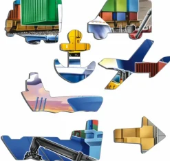 Sale Larsen puslespil - Containerhavn, 37 brikker