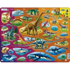 Clearance Larsen puslespil - Dinosaurer, 85 brikker