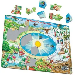 Clearance Larsen puslespil - Årets gang, 44 brikker