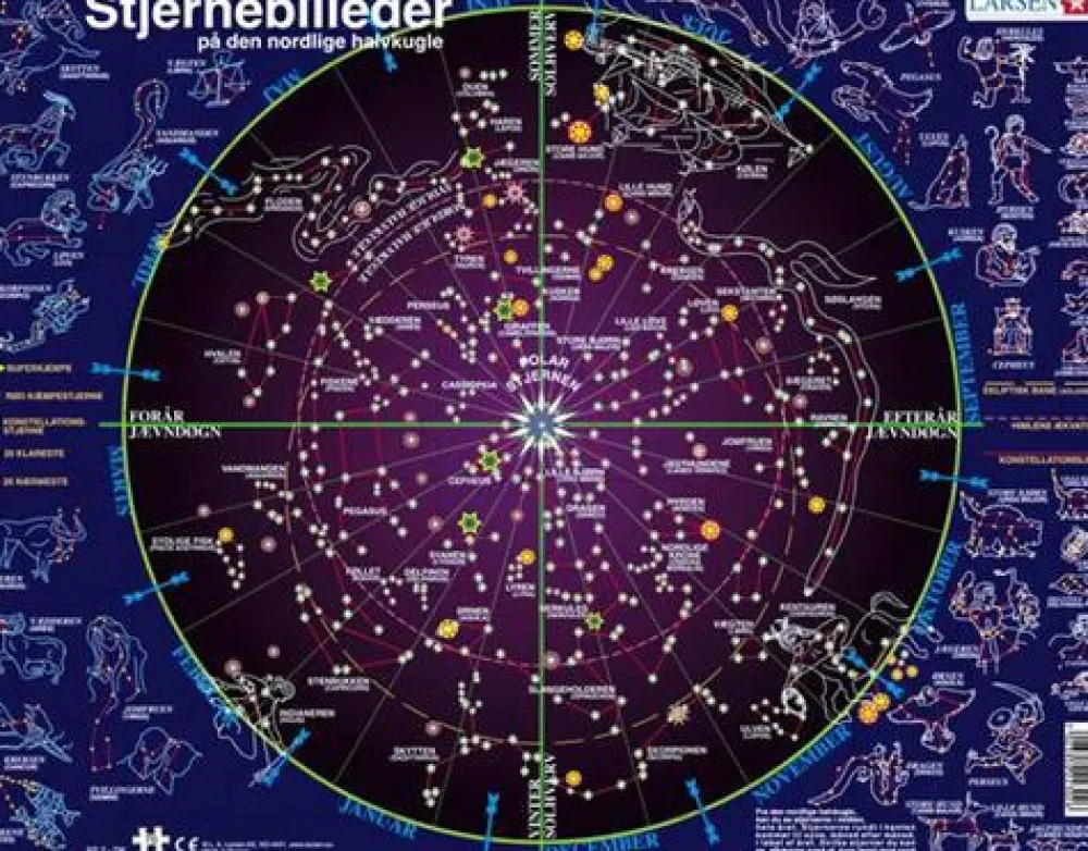 Online Larsen puslespil - Stjernerne
