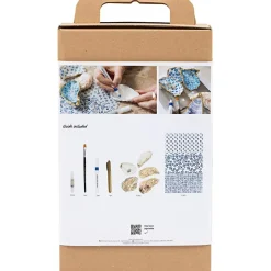 New Creativ Company Lav decoupage østersskaller, 5 stk