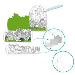 Online Djeco Lav et diorama - Min egen lille ø