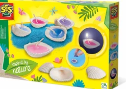 New SES Creative Lav stearinlys i muslingeskaller