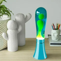 Outlet Lavalampe - Blå/lime