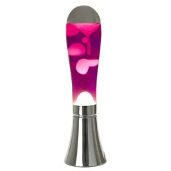 Clearance Lavalampe - Sølv/pink