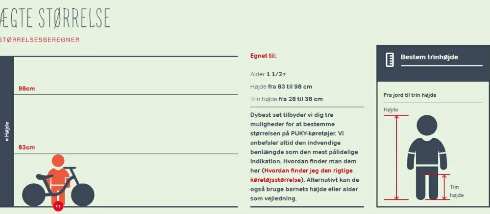Hot PUKY Løbecykel | Skubbecykel | MOTO | Mini