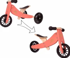 Discount Kinderfeets Løbecykel - Tiny Tot 2-i-1, Koral