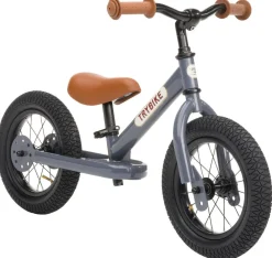 Trybike Løbecykel - med to hjul, Antracitgrå