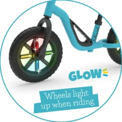 Online Chillafish Løbecykel Charlie GLOW - Blå (18 mdr - 4 år)