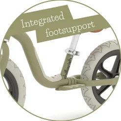 Sale Chillafish Løbecykel Charlie LUX - Oliven (2-5 år)