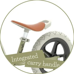 Sale Chillafish Løbecykel Charlie LUX - Oliven (2-5 år)