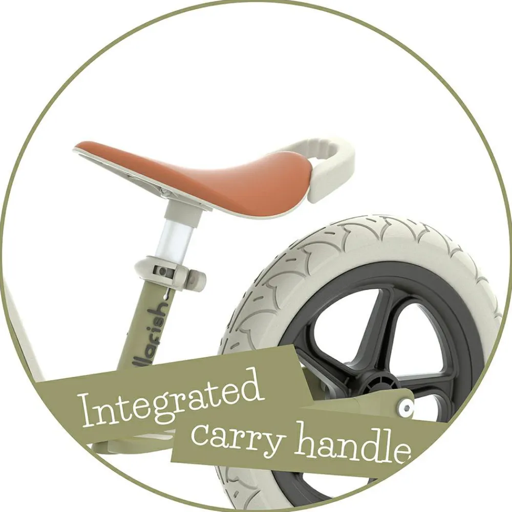 Sale Chillafish Løbecykel Charlie LUX - Oliven (2-5 år)