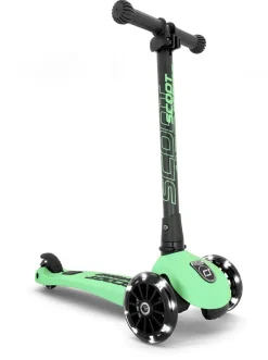 Clearance Scoot & Ride Løbehjul - Highwaykick 3 m. LED, Kiwi