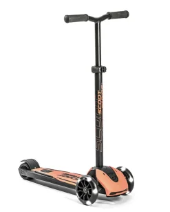 Clearance Scoot & Ride Løbehjul - Highwaykick 5 m. LED, Peach