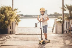 Hot Scoot & Ride Løbehjul - Highwaykick 3 m. LED, Lemon