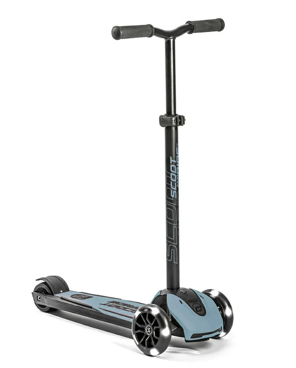 Hot Scoot & Ride Løbehjul - Highwaykick 5 m. LED, Steel