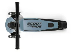 Hot Scoot & Ride Løbehjul - Highwaykick 5 m. LED, Steel