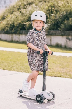 New Scoot & Ride Løbehjul - Highwaykick 3 m. LED, Ash