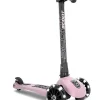 Online Scoot & Ride Løbehjul - Highwaykick 3 m. LED, Rose