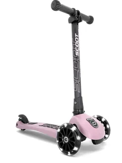 Online Scoot & Ride Løbehjul - Highwaykick 3 m. LED, Rose