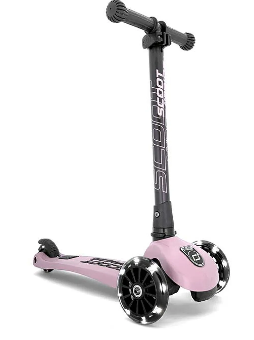 Online Scoot & Ride Løbehjul - Highwaykick 3 m. LED, Rose