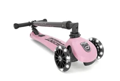 Online Scoot & Ride Løbehjul - Highwaykick 3 m. LED, Rose