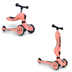 Outlet Scoot & Ride Løbehjul/Løbecykel - Highwaykick 1, Peach