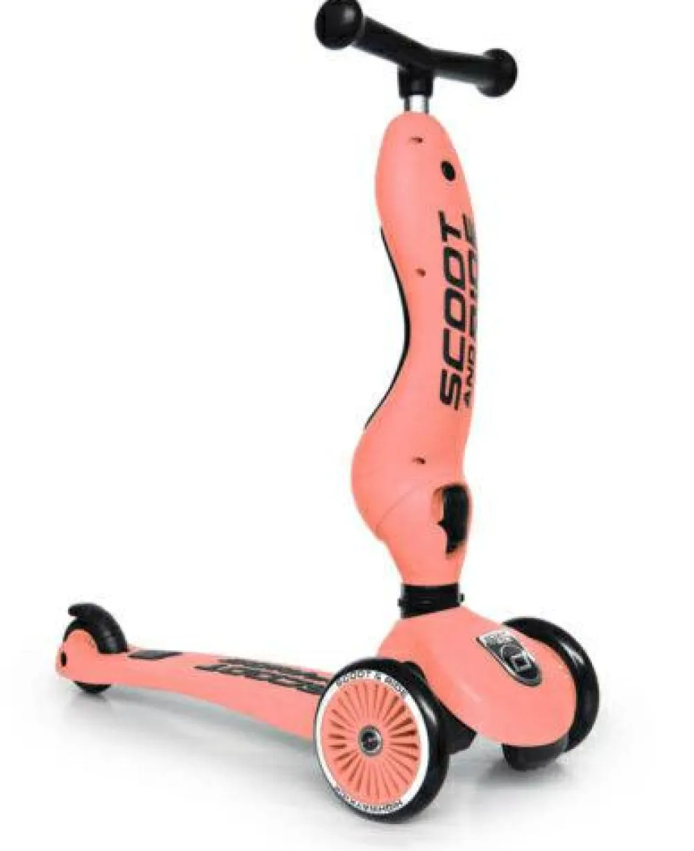 Outlet Scoot & Ride Løbehjul/Løbecykel - Highwaykick 1, Peach
