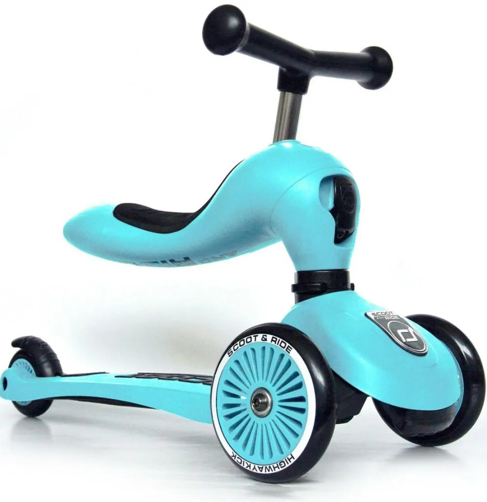 Sale Scoot & Ride Løbehjul/Løbecykel - Highwaykick 1, Blueberry