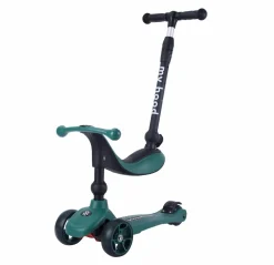 Outlet My Hood Løbehjul/Løbecykel - Kick'n'Ride, Mørkegrøn