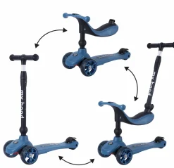 Online My Hood Løbehjul/Løbecykel - Kick'n'Ride, Mørkeblå