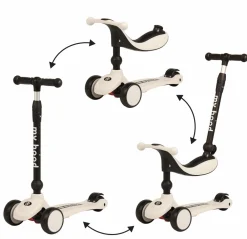 Discount My Hood Løbehjul/Løbecykel - Kick'n'Ride, Cool Gray