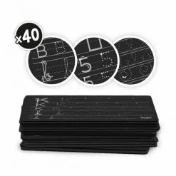 Clearance Buki France LCD tegnetavle - Skriv tal og bogstaver (A-Z)